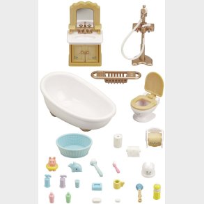 Sylvanian Families Dukkehustilbeh�r Landligt Badev�relse