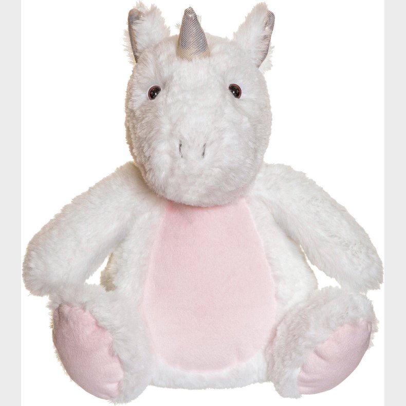 Teddykompaniet Selvlysende Enhjrning 25 cm, Hvid