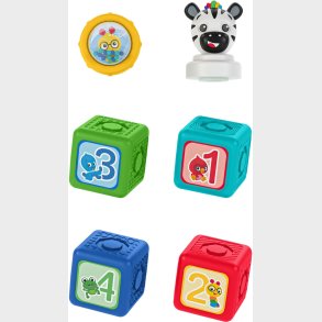 Baby Einstein Add &  Stack Magnetiske Aktivitetsklodser