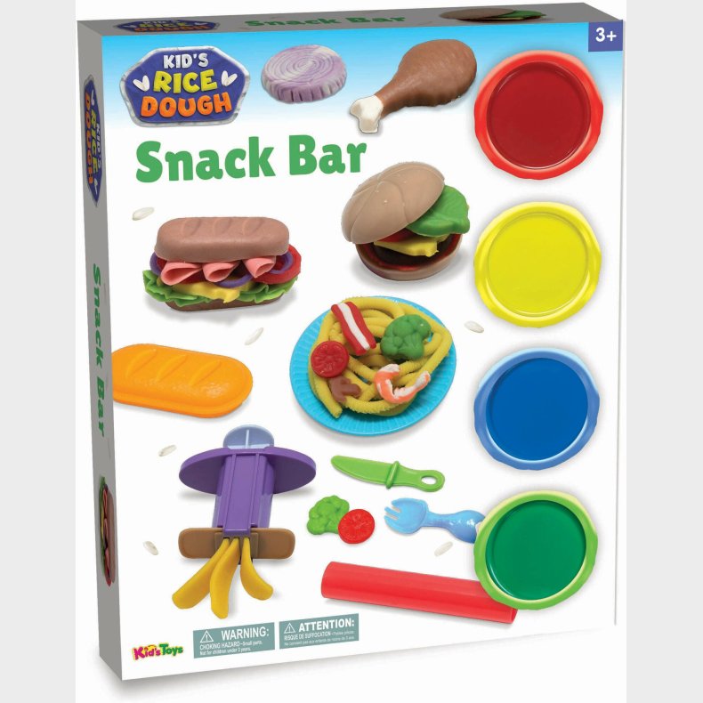Kid's Rice Dough Snack Bar Modellervoks