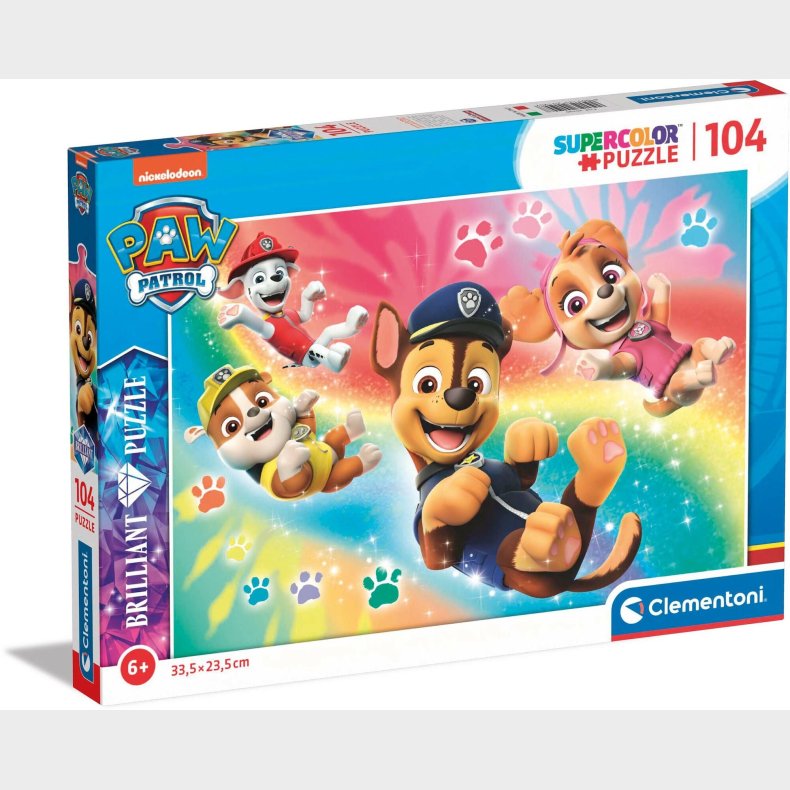 Clementoni Puslespil Paw Patrol 104 Brikker