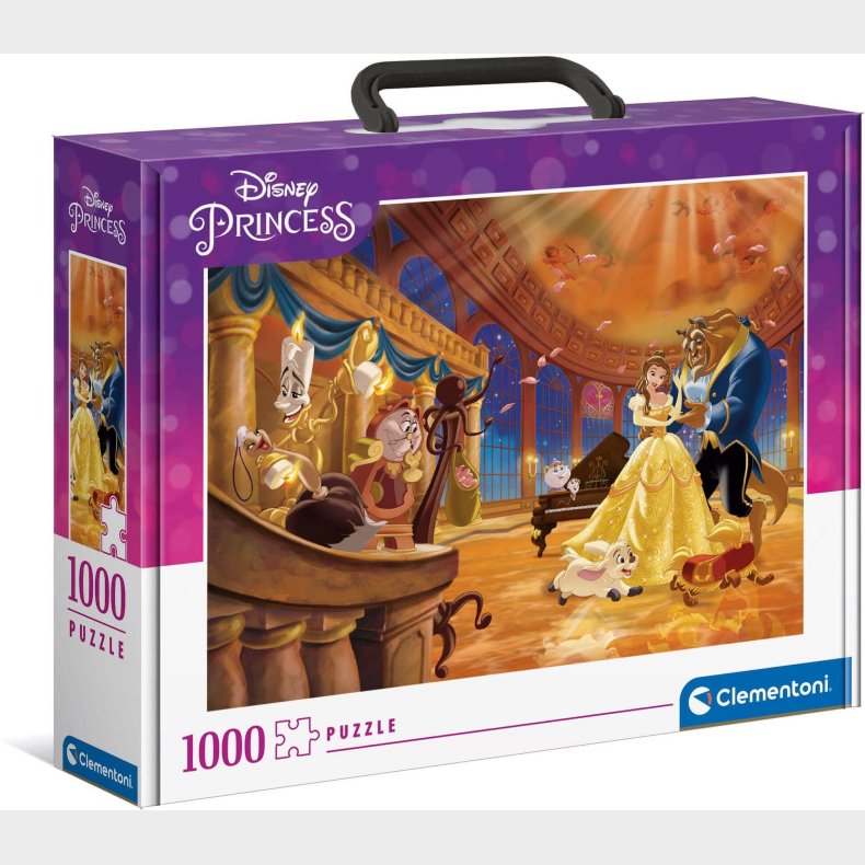 Disney Princess Puslespil Mappe Sknheden og Udyret 1000 Brikker