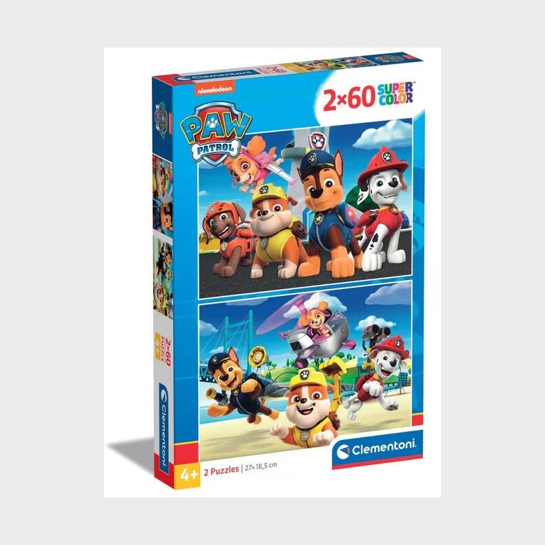 Clementoni Paw Patrol Brnepuslespil 60 Brikker