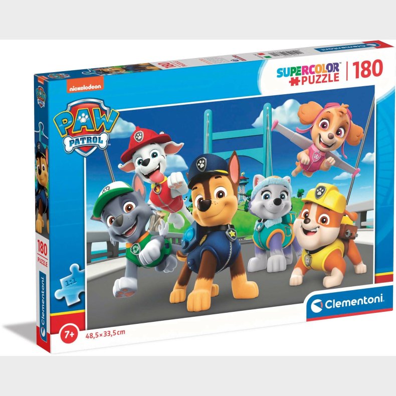 Clementoni Paw Patrol Puslespil 180 Brikker