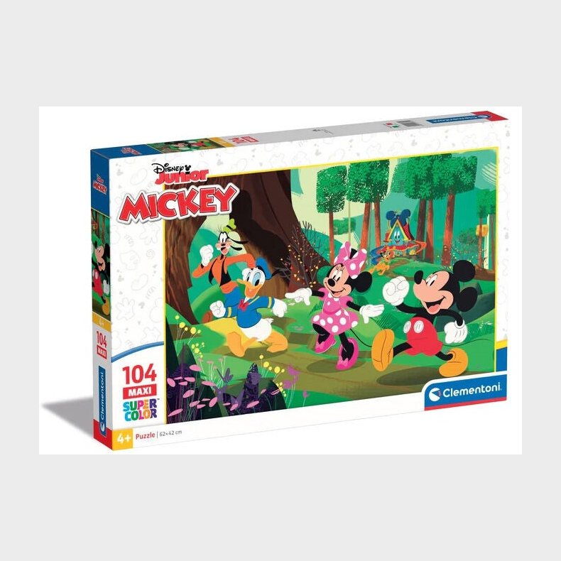 Clementoni Maxi Disney Mickey and Friends Brnepuslespil 104 Brikker