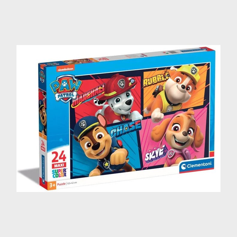 Clementoni Maxi Paw Patrol Brnepuslespil 24 Brikker