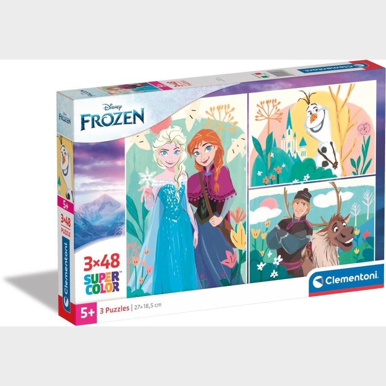 Clementoni Puslespil Disney Frozen 3x48