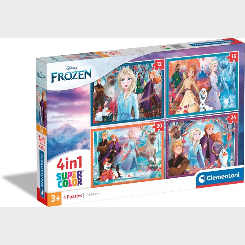 Clementoni Puslespil Disney Frozen 4-in-1