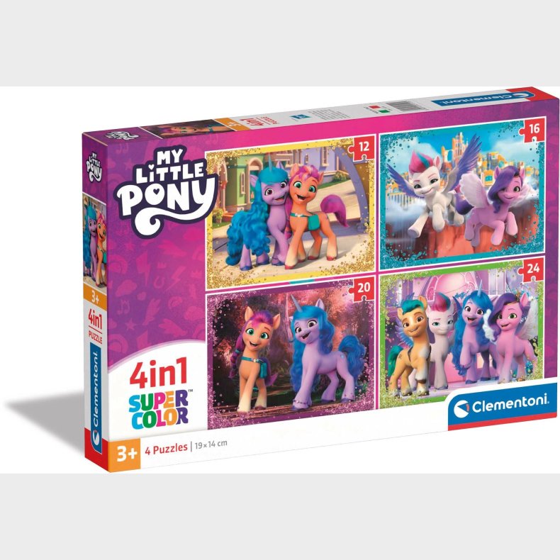 Clementoni Puslespil My Little Pony 4-in-1