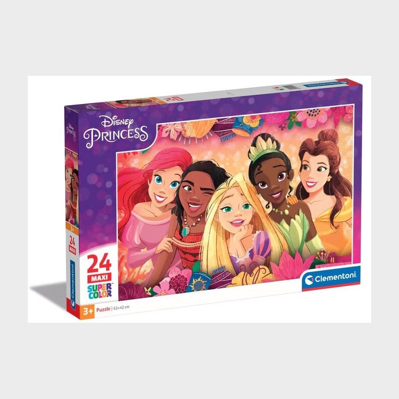 Clementoni MAXI Disney Princess Brnepuslespil 24 Brikker