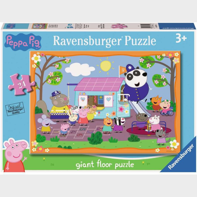 Ravensburger  Gurli Gris Klubhus Gulvpuslespil 24 Brikker