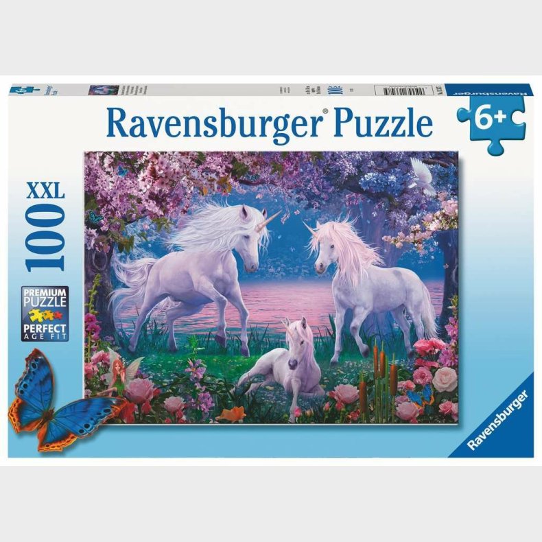 Ravensburger Unicorn Puslespil 100 Brikker