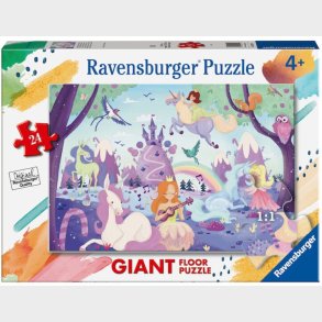 Ravensburger Gulvpuslespil Enhjrninger 24 Brikker