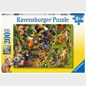 Ravensburger Puslespil Tropical Rainforest XXL 200 Brikker
