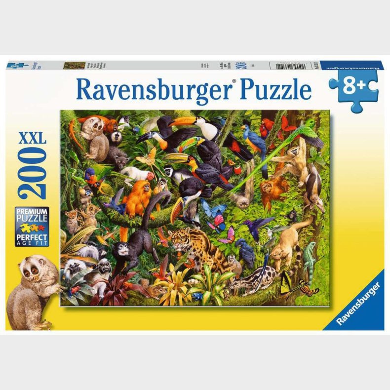 Ravensburger Puslespil Tropical Rainforest XXL 200 Brikker