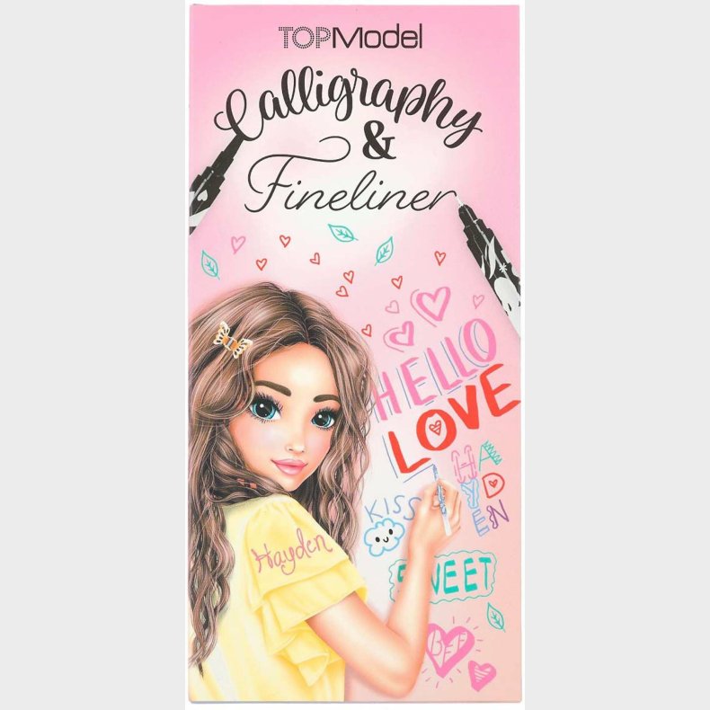 TOPModel Skrivest 8-pak, Calligraphy &amp;  Fineliner