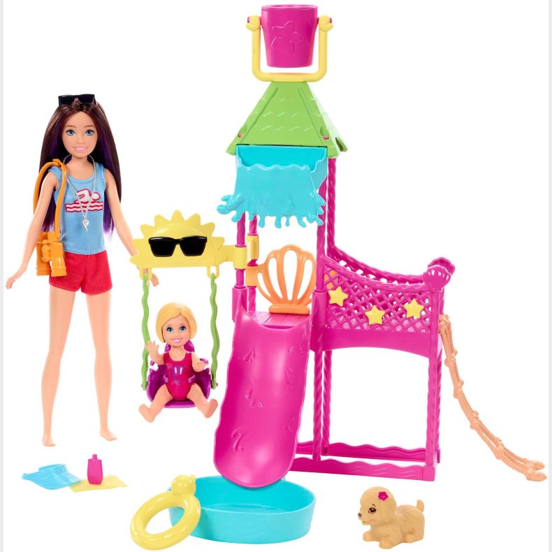 Barbie Skipper First Jobs Dukker og Tilbehr Water Park