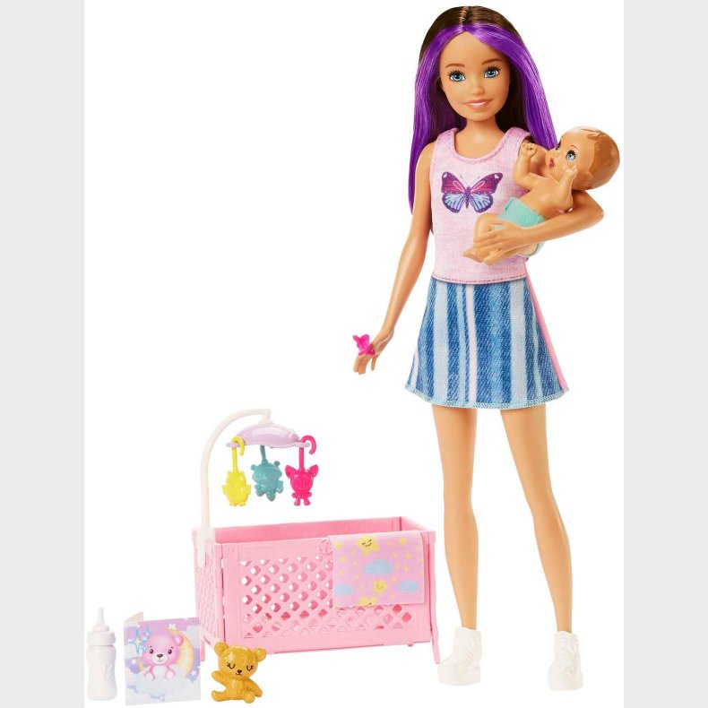 Barbie Skipper Babysitters Dukke med Baby