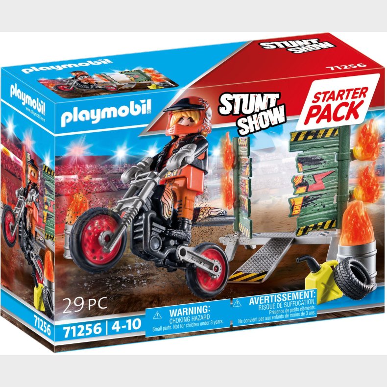 Playmobil 71256 Stuntshow-motorcykel Og Ildvg Legest Starter Pack