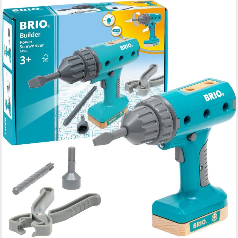 BRIO 34600 Builder Kraft Skruetrkker