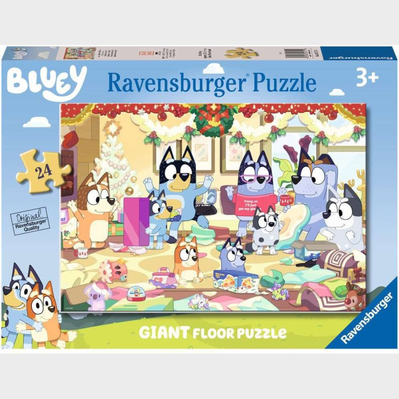 Ravensburger Gulvpuslespil Bluey Jul 24 Brikker