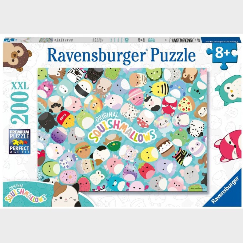 Ravensburger Puslespil Squishmallows 200 Brikker