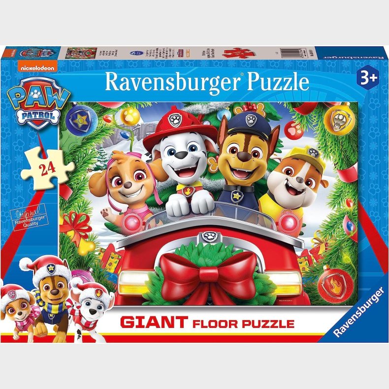 Ravensburger Gulvpuslespil Paw Patrol Jul 24 Brikker