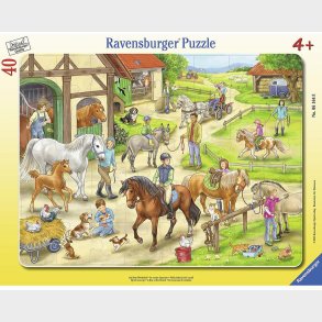 Ravensburger Puslespil A Day At The Ranch 40 Brikker