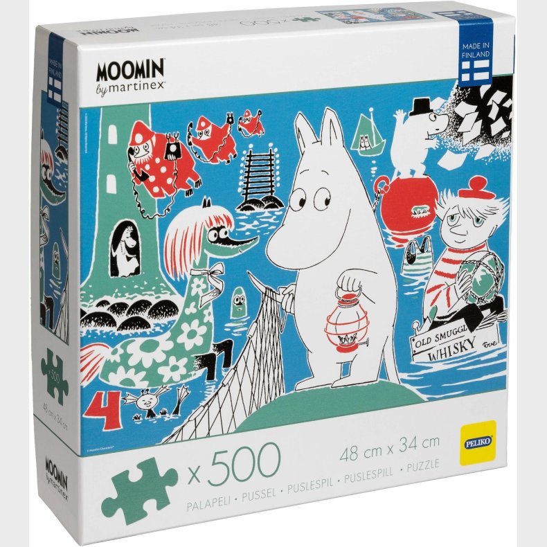 Mumitroldene Comic Book Cover 4 Puslespil 500 Brikker