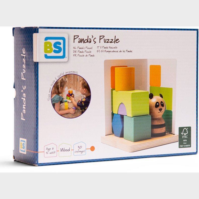 BS Toys Panda's Puzzle Spil