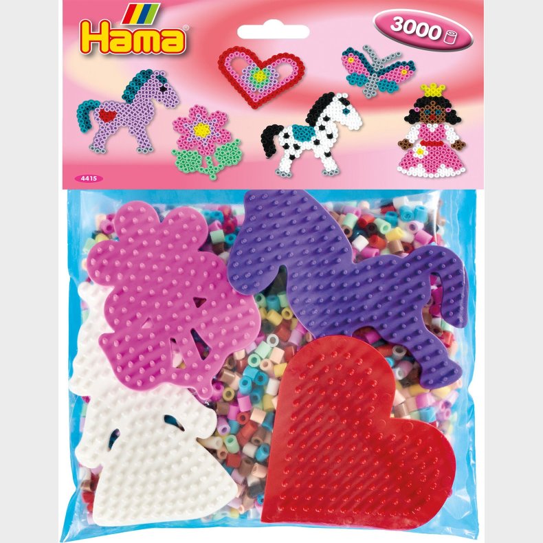 Hama Perleplader og Perler 3000 Stk.