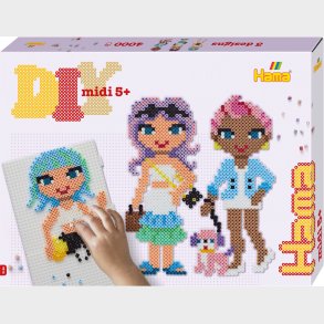 Hama Midi Gaveske Fashion Girls 4000 Stk.
