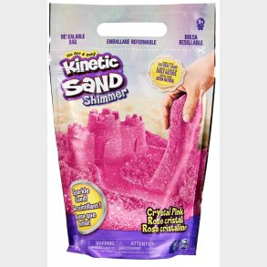 Kinetic Sand Glitrende Sand 900 g, Pink