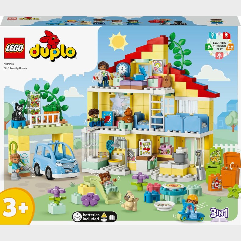 LEGO Duplo Town 10994 3-i-1-familiehus