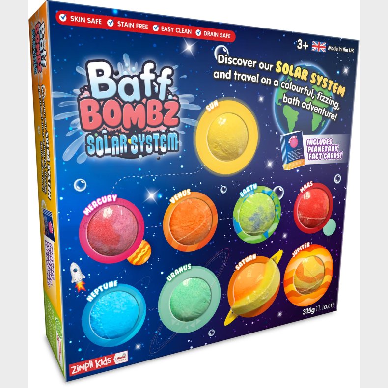 Zimpli Kids Baff Bombz Badebomber Planeter