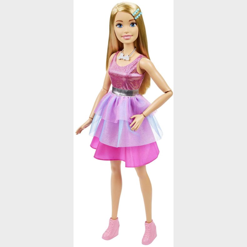 Barbie Dukke Lyserd Kjole 71 cm