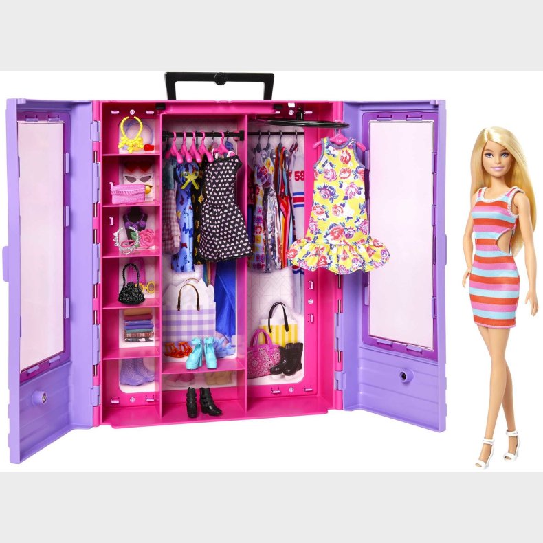 Barbie Ultimate Closet Legest Dukke og Garderobeskab