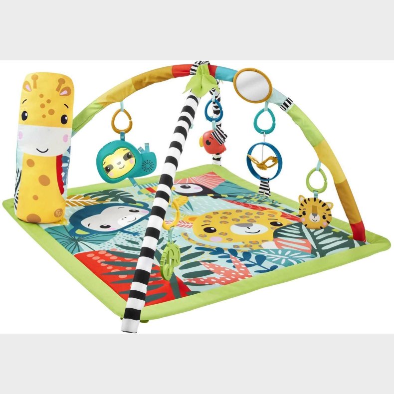 Fisher-Price Legetppe Sensorisk Regnskov 3-i-1