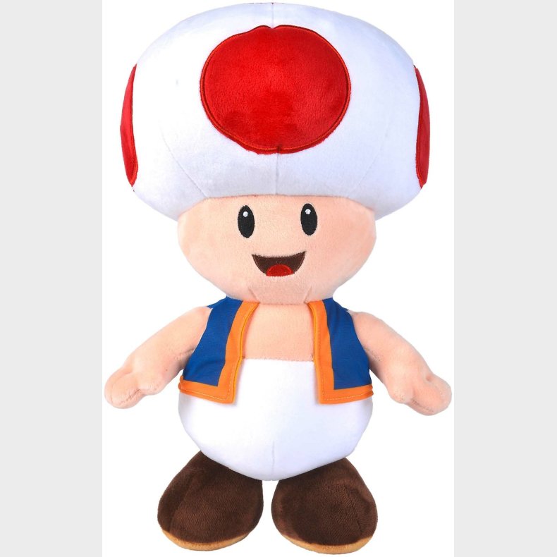 Super Mario Bamse Toad 40 cm