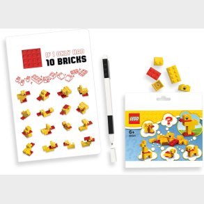 LEGO Duck Build Notesbog med Gelpen