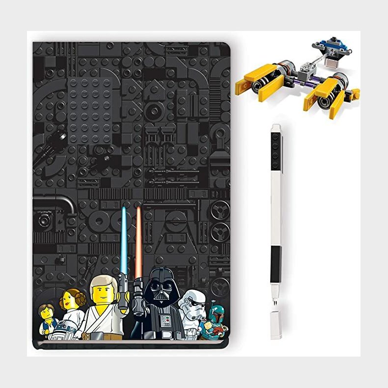 LEGO Star Wars Notesbog med Kuglepen Podracer