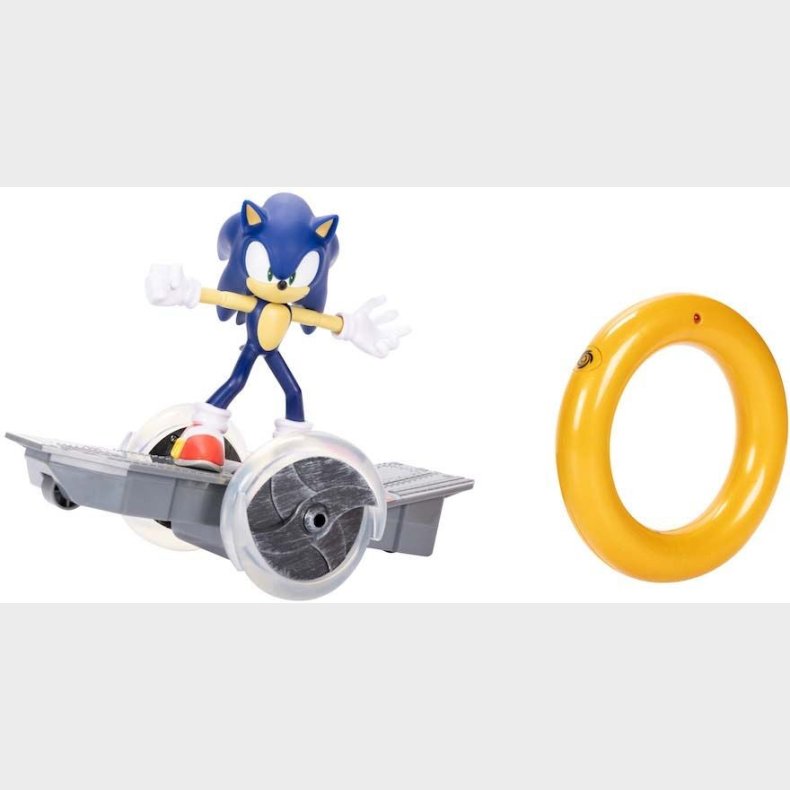 Sonic Speed Fjernstyret Skateboard med Figur