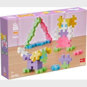 Plus Plus BIG Byggest Pastel Mix 50 Dele