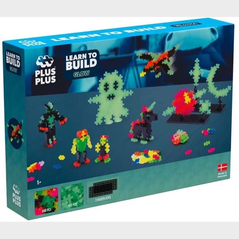 Plus-Plus Learn to Build Glow Byggest 500 Dele