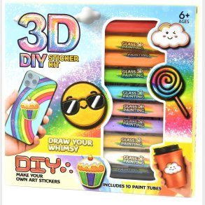 Robetoy 3D DIY Klistermrkest Penne 10 Stk.