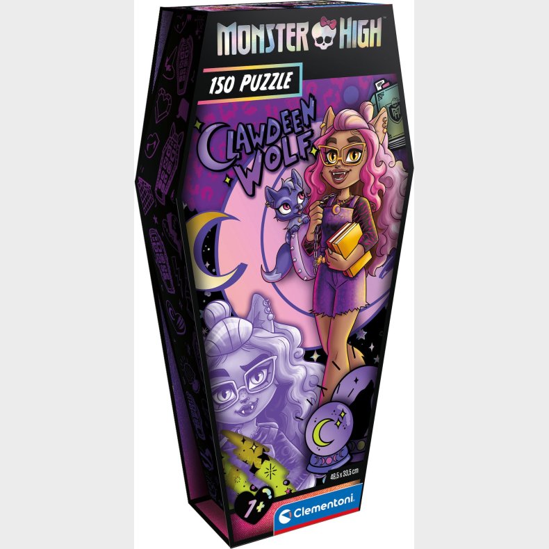 Clementoni Monster High Clawdeen Wolf Puslespil 150 Brikker