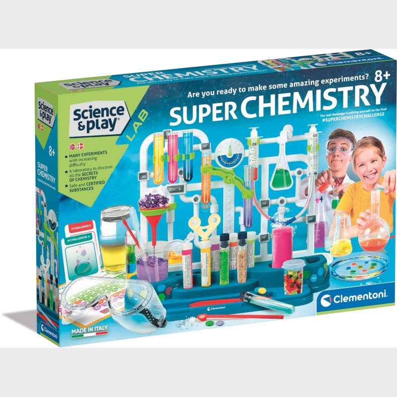 Clementoni Super Chemistry Eksperimentkasse