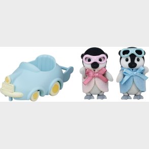 Sylvanian Families Figurs�t Penguin Babies Ride n Play