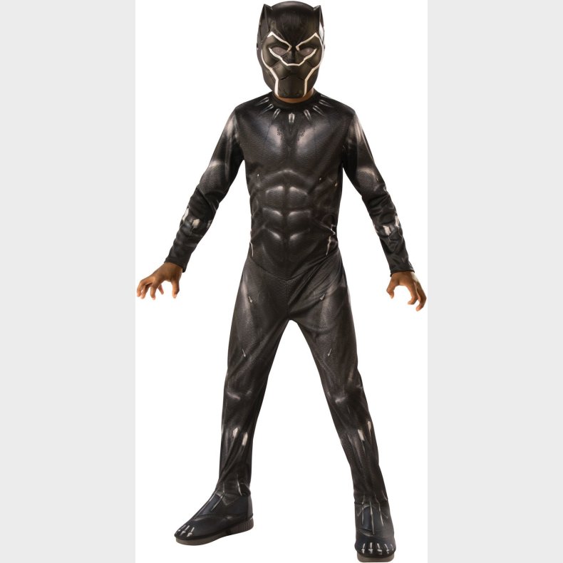 Marvel Avengers Black Panther Kostume med Maske, 5-7 r