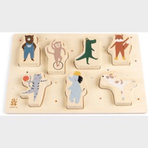 Sebra Knoppuslespil Teeny Toes/Busy Builders